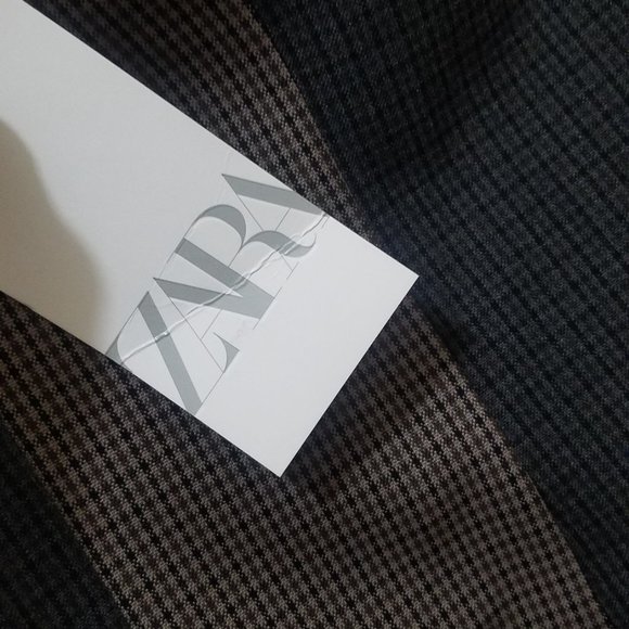 NWT STRAPLESS PLAID TOP - Picture 7 of 8